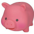 Rubber Piggy Bank (5 1/8"x4"x3 1/2")
